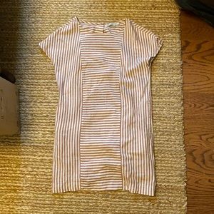 Madewell striped shirt dress XS
